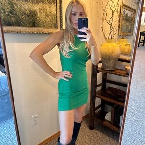 Zara Emerald Green Mini Dress